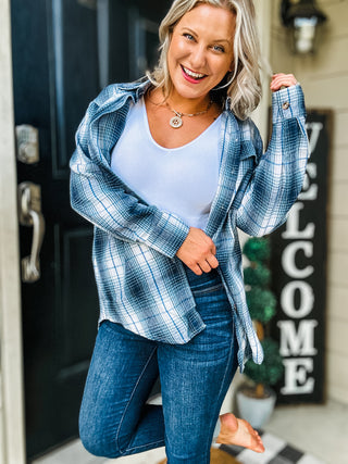 Falling For You Plaid Flannel - Mulitple Colors