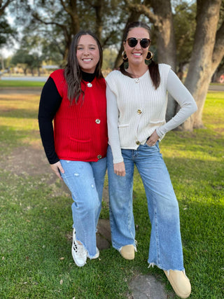 Meet In The Middle Sweater Vest in Two Colors