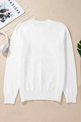 THANKFUL Cozy Long Sleeve Knit Top