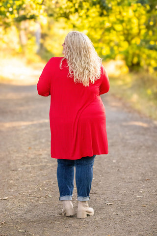 IN STOCK Classic Cardigan - Red