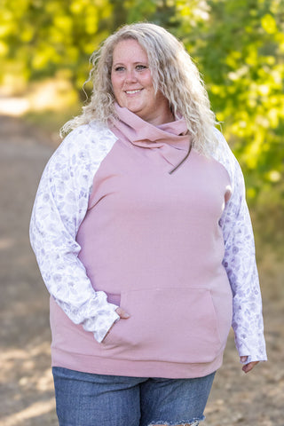 IN STOCK Zoey ZipCowl - Pink and Blush Floral