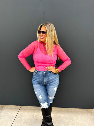 Valentine Roxy Lace Top in Five Colors