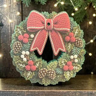 MADE TO ORDER Holiday Wreath Freshie