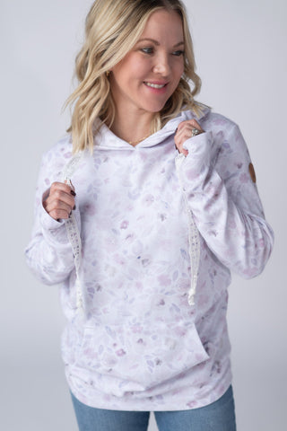 IN STOCK Hailey Pullover Hoodie - Blush Floral