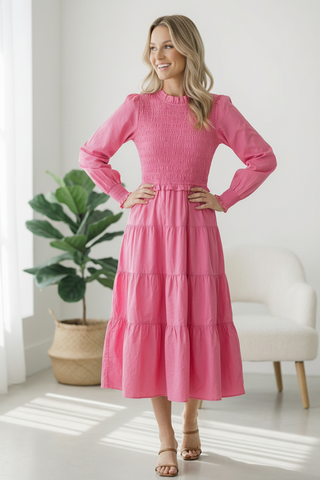 On a Sugar Rush Smocked Midi Dress