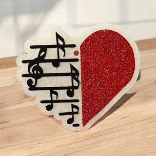 MADE TO ORDER: Musical Heart Freshie