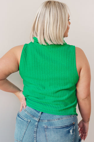 Before You Go Sleeveless Turtleneck Sweater II