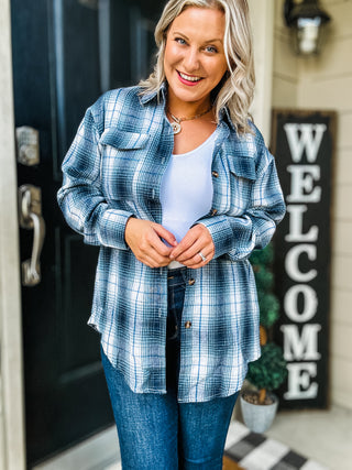 Falling For You Plaid Flannel - Mulitple Colors