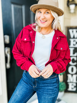 Over the Top Long Sleeve Cropped Jacket