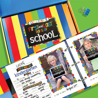 Mom Must-Have School Keepsake Kit | Class Keeper® + Photo Prop Deck + School Stickers - Denise Albright® 