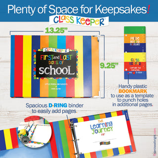 Mom Must-Have School Keepsake Kit | Class Keeper® + Photo Prop Deck + School Stickers - Denise Albright® 