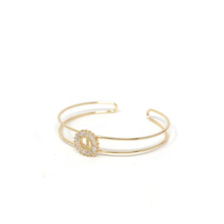 MADE TO ORDER: Customized Mini Radiant Initial Cuff