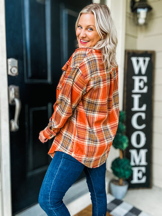 Falling For You Plaid Flannel - Mulitple Colors