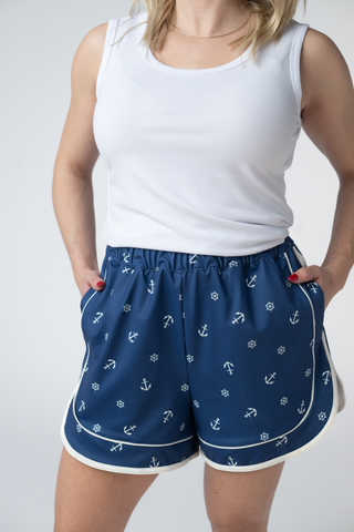 IN STOCK Dolphin Shorts - Nautical Navy