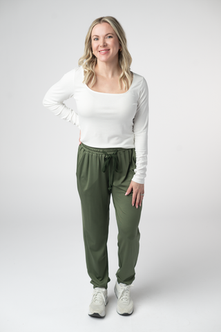 IN STOCK Cloud Joggers - Olive