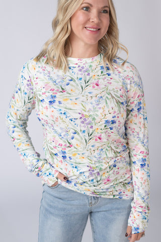 IN STOCK Blair Long Sleeve Top - Cottage Floral