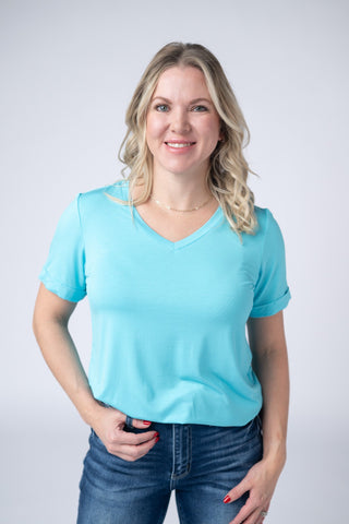 IN STOCK Sophie Tee - Aqua Blue