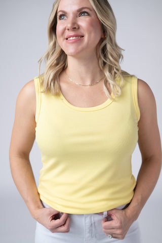 IN STOCK Ava Tank - Yellow