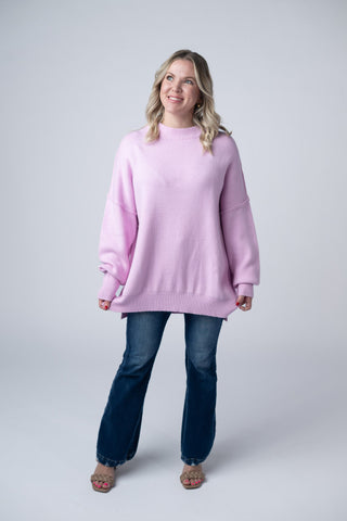 IN STOCK Aurora Cozy Sweater - Lilac