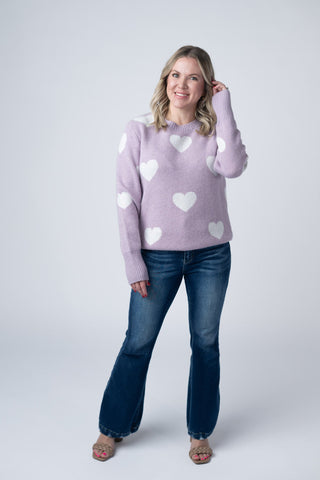 IN STOCK Endless Love Sweater - Lavender