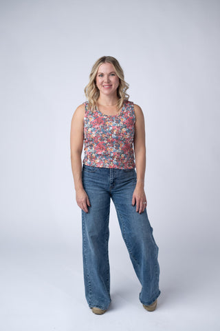 IN STOCK Ava Tank - Bright Floral
