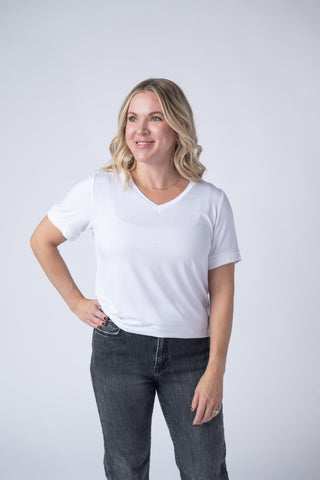 IN STOCK Sophie Tee - White