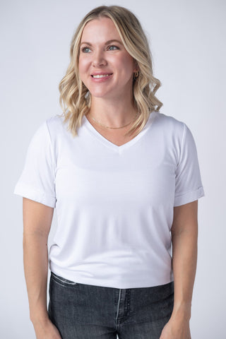 IN STOCK Sophie Tee - White