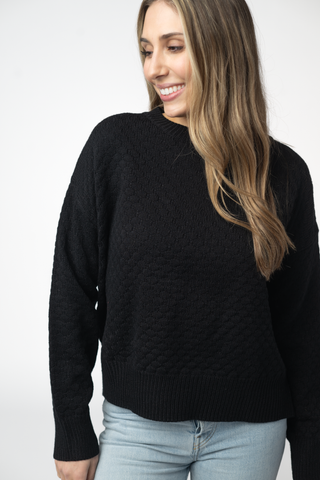 IN STOCK Gianna Pullover Sweater - Black