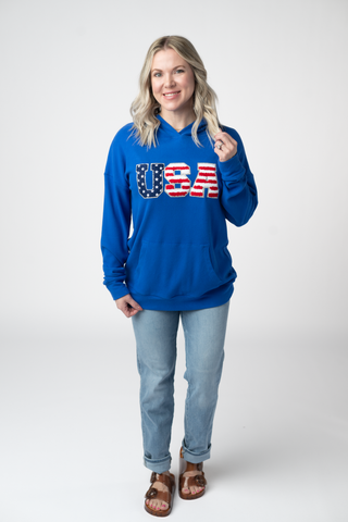 IN STOCK Corrine Hoodie - Royal Blue USA