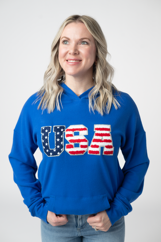 IN STOCK Corrine Hoodie - Royal Blue USA