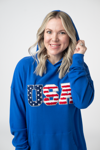IN STOCK Corrine Hoodie - Royal Blue USA