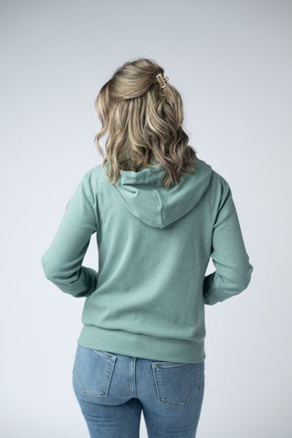 IN STOCK Fullzip Hoodie - Sage