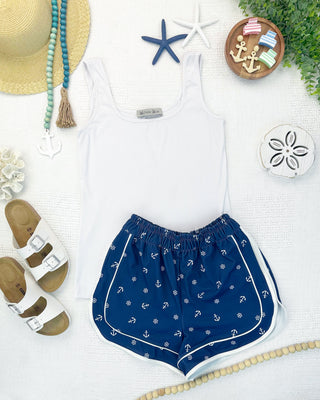 IN STOCK Dolphin Shorts - Nautical Navy