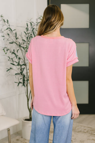 Don't Stop Til' You Get Enough Color Block Top