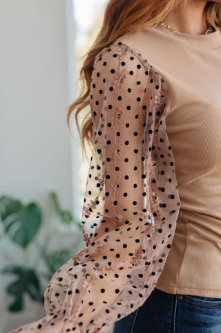 Dots on My Sleeves Blouse II