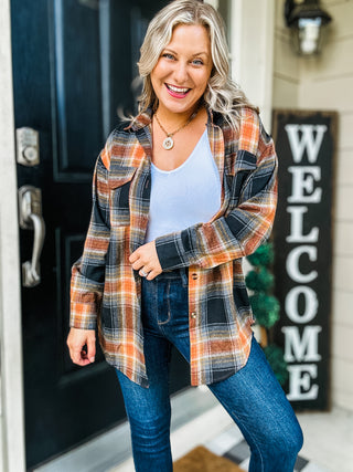 Falling For You Plaid Flannel - Mulitple Colors