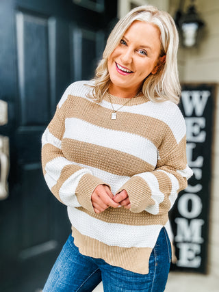 Best Of Me Block Stripe Sweater