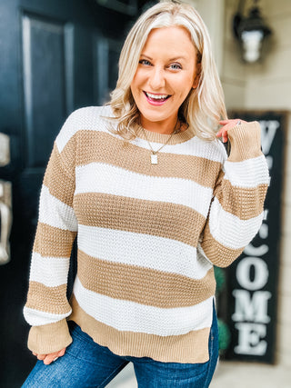 Best Of Me Block Stripe Sweater