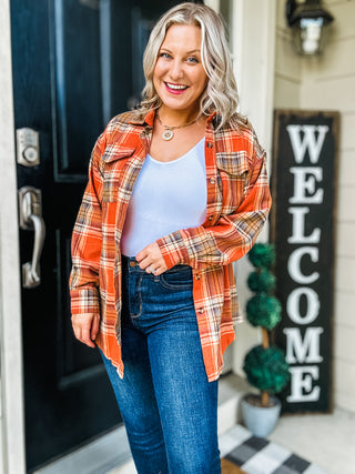 Falling For You Plaid Flannel - Mulitple Colors