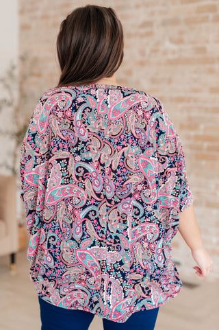 Essentially You Top in Pink Paisley II