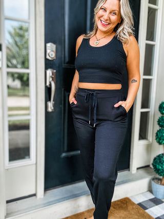 The Greatest Air Scuba Drawstring High Waist Joggers