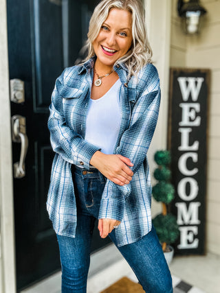 Falling For You Plaid Flannel - Mulitple Colors