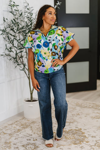 Fielding Questions Floral Top
