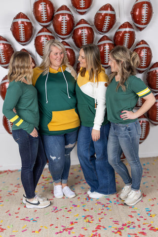 IN STOCK GameDay Larissa Long Sleeve Top - Green Bay