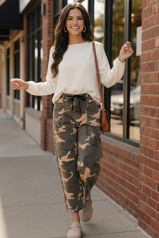 Stealth Mode Camo Drawstring Pants