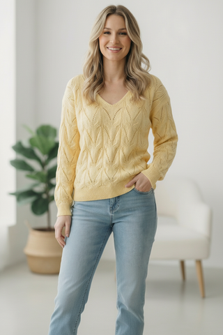 I'll Meet You at the Tennis Match Patterned Sweater