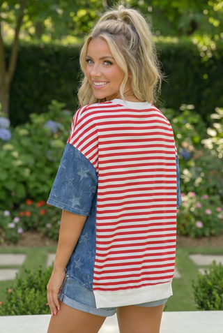 Stars Stripes and So Much Style Top