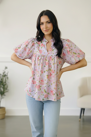 Painted Blossoms Posey Top