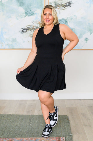 Hop, Skip and a Jump Dress and Shorts Set in Black II