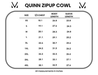 IN STOCK Quinn ZipUp Cowl - Charcoal